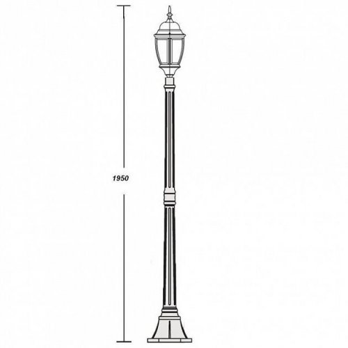 Наземный фонарь Oasis Light 91208L Bl