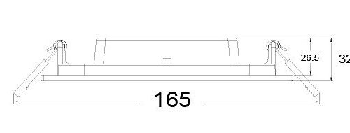 Встраиваемый светодиодный светильник Maytoni Stockton DL020-6-L12W