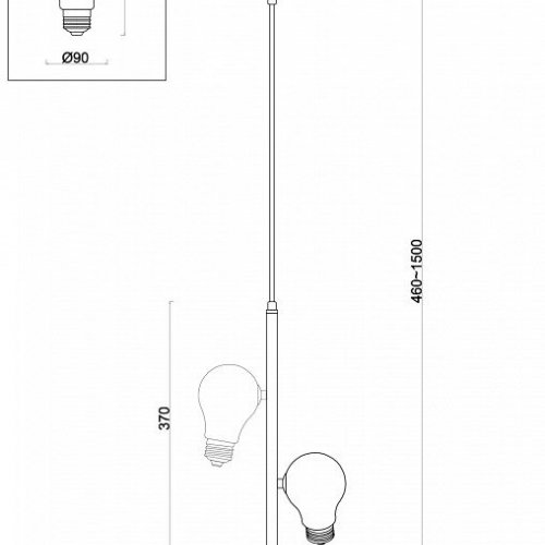 Подвесной светильник Evidence FR5372PL-02BS