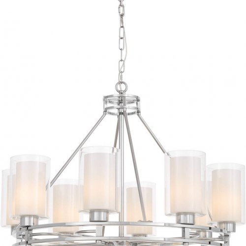 Подвесная люстра Lumina Deco Marietta LDP 8025-8 CHR+WT