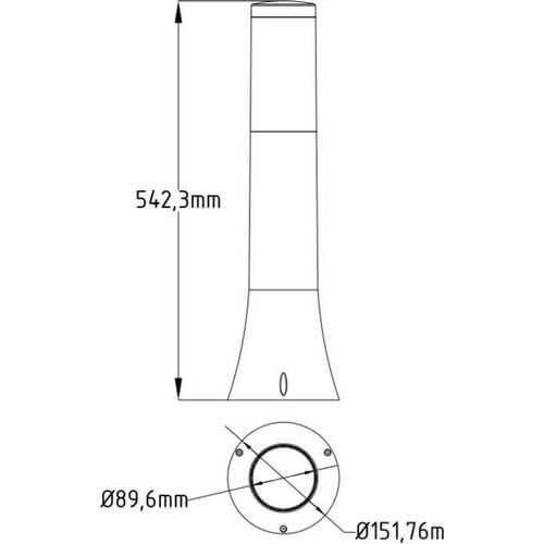 Уличный светильник Horoz Орхидея 400-000-122 HRZ00002613