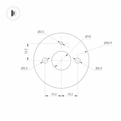 Настенный светодиодный светильник Arlight SP-Vinci-S600x55-7W Day4000 035682