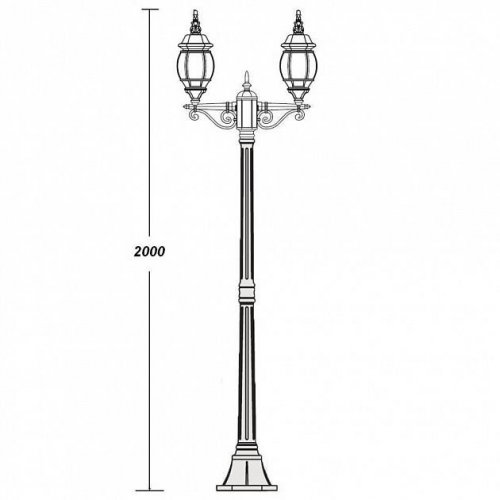 Наземный фонарь Oasis Light 83408S A Gb