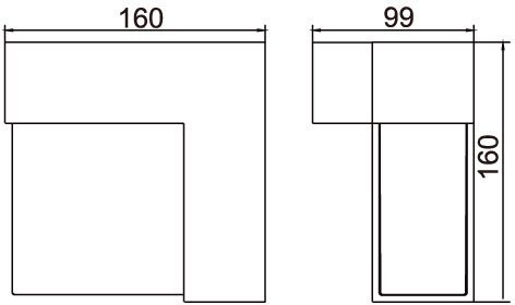 Настенный светильник уличный GEOMETRY 2103 Gr