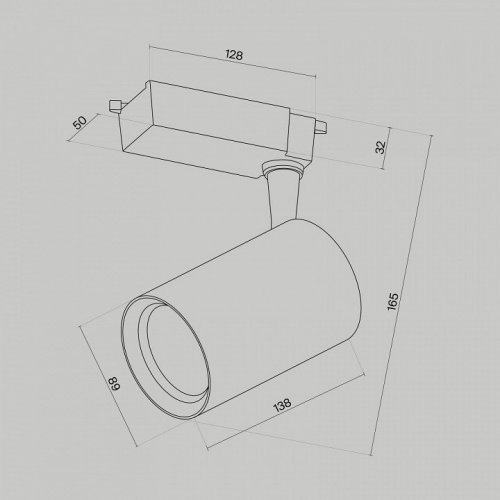 Трековый светильник Maytoni Vuoro TR003-1-15W4K-M-B