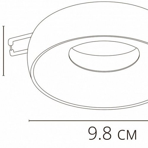 Встраиваемый светильник Arte Lamp Heze A6666PL-1BK