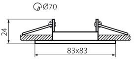 Точечные светильники Kanlux ALOR DTL-B 26732