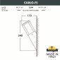 Настенный светильник уличный Fumagalli Carlo DR1.571.000.AXU1L