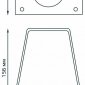 Накладной светильник Gauss Sigma GD163