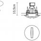 Точечный светильник Faretti D27F0301