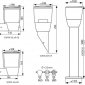 Фасадный светильник Kanlux SORTA 16L-UP 25680