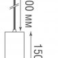 Подвесной светильник Rollo DL18895R10N1W S