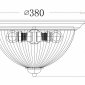 Потолочный светильник Freya Planum FR2913-CL-03-BZ