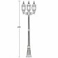 Наземный фонарь Oasis Light 83409L B W