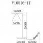 Настольная лампа Moderli Omaha V10516-1T