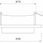 Встраиваемый светильник Elektrostandard 116 MR16 a055670