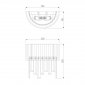 Настенный светильник Eurosvet Amantea 10122/2 хром/прозрачный хрусталь Strotskis