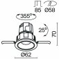 Точечный светильник Wise DL057-7W3K-W