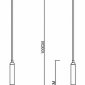 Подвесной светильник EVOLUCE Aveiro SLE1096-203-01