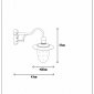 Уличный настенный светильник Lucide Aruba 11871/01/97