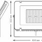 Прожектор светодиодный Gauss Qplus 150W 6500К 690511150