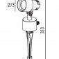 Грунтовый светильник Oasis Light W12637