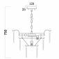 Подвесная люстра Freya Hloya FR5143PL-07G