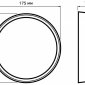 Накладной светильник Gauss 141411315