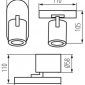 Спот Kanlux LAURIN EL-1O B 29121