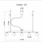 Подвесная люстра Moderli Sector V3081-5P