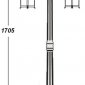 Наземный фонарь CAIOR 1 81508A Gb