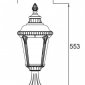 Наземный фонарь Oasis Light 79754S Bl