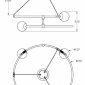 Подвесная люстра Maytoni Balance MOD317PL-04G