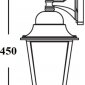 Настенный фонарь уличный Oasis_Light QUADRO L 79902L/04 Bl