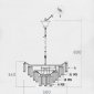 Подвесная люстра Julen LH0065/8H-CR-CL