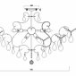 Потолочная люстра Freya Chabrol FR2302CL-09S