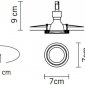 Точечный светильник Venere D55F5511