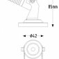 Настенно-потолочный светильник Deko-Light Mini I Amber 730238