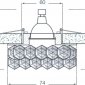 Точечный светильник Downlight DL066.79.1 crystal