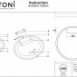 Потолочный светильник Maytoni Rim MOD058CL-L65BS3K