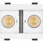 Встраиваемый светильник Arlight Cl-kardan CL-KARDAN-S180x102-2x9W Warm (WH, 38 deg)