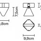 Потолочный светильник Fabbian Tripla F41E0111