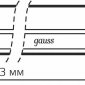 Линейный светодиодный светильник Gauss TL Basict 930411204