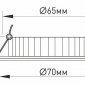 Встраиваемый светильник Arlight LTM-R70WH-Frost 4.5W Day White 110deg