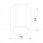 Потолочный светодиодный светильник Elektrostandard 25036/Led a055856