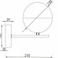 Бра Eurosvet Nuvola 70129/1 хром