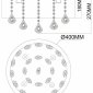 Потолочная люстра MW-Light Жаклин 465016304