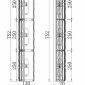 Настенный светильник Maytoni Facet MOD094WL-03G