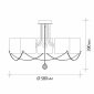 Потолочная люстра Escada Intense 683/5P