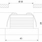 Встраиваемый светильник Elektrostandard 15268/LED a056018